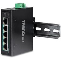 TRENDnet 産業用PoEスイッチングハブ af/at 100Mbps 5ポート TI-PE50 1台（直送品）
