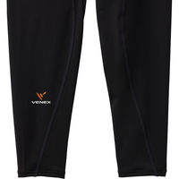 VENEX(ベネクス) リチャージ＋ 【一般医療機器】ロングタイツ メンズ XL ブラック×ブラック 6433 1枚（直送品）