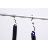 エスコ 90x3mm S型ツーウェイフック EA638DW-107 1セット(10枚)（直送品）