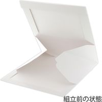 シモジマ サイドオープンケーキ箱 5号 白 ポケット付 004260004 1束(10枚)