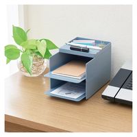 キングジム スターダ スタッキングトレー STA020-W 1個