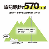 エポックケミカル ゴツ盛りインクの蛍光ペン オレンジ 978-0340 1本