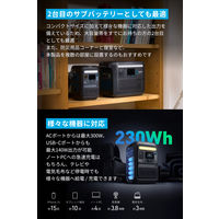Anker Solix C200 Portable Power Station A1725511 1個