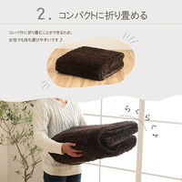 イケヒコ フィリップ2 無地ラグ 1850×1850mm グレー 1280600131203 1枚（直送品）