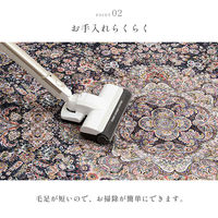 イケヒコ アンカラ デジタルプリントラグ 2000×1400mm ベージュ 1294960027131 1枚（直送品）