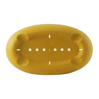 八幡化成 プランター エコプランターオーバル 幅39.8cm 古紙入り マスタード 413333 1個（直送品）