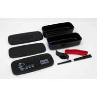 オーエスケー お弁当箱 2段 スヌーピーBlack 640ml 419184 1個（直送品）