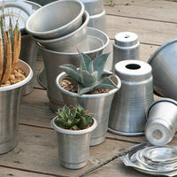 ダルトン ポット&ソーサー L アルミニウム 437797 1個（直送品）