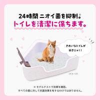 ニオイをとる砂 コンパクトコーナー 猫トイレ頭数＋1台 応援セット（猫砂 5L×1袋）1個 ライオンペット