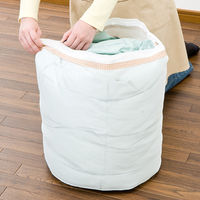 カワタキコーポレーション まるめてポイ 出し入れカンタン洗濯ネット ドット柄 1セット(3個)