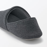 無印良品 綿混天竺携帯用ルームシューズ ダークグレー Ｍ ２２～２４．５ｃｍ用 良品計画