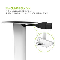 Kanto フロアスピーカースタンド/ホワイト SP32PLW-WHITE 1ペア(2個)（直送品）