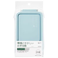 弁当容器 EARTHY コンテナランチボックス(仕切付) CNT-600 ミントグリーン 00417196 1ケース(30個(5個×6))（直送品）