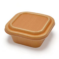 シーピー化成 どんぶり容器 VK-77 杉目本体 0300077000175 1袋(25個)（直送品）