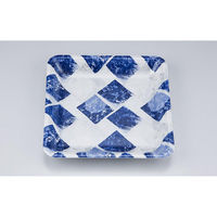 シーピー化成 発泡トレー 新LL20-25 氷角紺 0551220258490 1ケース(1200個(100個×12))（直送品）