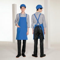 住商モンブラン 胸当てエプロン エプロン 兼用 サックス F 肩掛けタイプ SA001-21_F 1点（直送品）