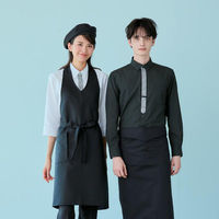 住商モンブラン ストレッチシャツ シャツ 兼用 長袖 黒/グレー 3L SS004-93_3L 1点（直送品）