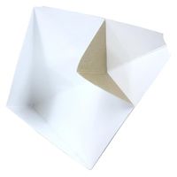 旭創業 テイクアウト容器 クラフトコーン 大 ディップコーナー付 00752574 1ケース(500個(50個×10))（直送品）