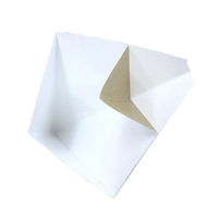 旭創業 テイクアウト容器 クラフトコーン 大 ディップコーナー付 00752574 1袋(50個)（直送品）