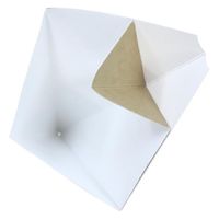 旭創業 テイクアウト容器 クラフトコーン 小 ディップコーナー付 00752573 1袋(50個)（直送品）