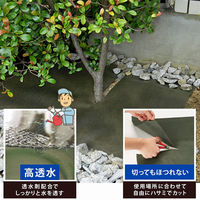 アストロ 防草シート グリーン 1*10m 80 624-05 1個（直送品）