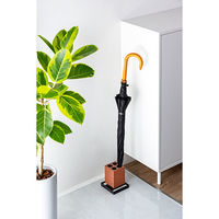 karari（カラリ） 珪藻土 アンブレラスタンド 4本ストレート ブラウン 傘立て 1個 アネスティカンパニー