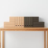 無印良品 ２穴ファイル ５０ｍｍ パイプ式 Ａ４ 金具幅５０ｍｍ ベージュ 良品計画