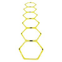 FALCON(ファルコン) トレーニング ウォーミングアップ ラダーハードルマルチセット イエロー×ブラック PWF053 1個（直送品）