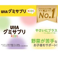 UHA味覚糖　UHAグミサプリKIDS　やさいにプラス（20日分）　りんご＆バナナ味　1セット（3袋）　子ども向けサプリメント