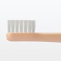 無印良品 ポリプロピレンこども用歯ブラシ サーモンピンク 全長１３５ｍｍ 1セット（1本×2） 良品計画