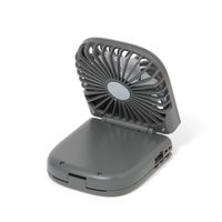 バッテリー&ショルダー付きファン チャコール LAKOLE/ラコレ