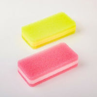 キッチンスポンジ 泡立ちますポンジ 抗菌 ピンク 日本製 1セット（1個×5）丸善化工