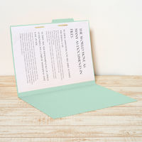 プラス 個別フォルダーA3ベーシックカラー ブルー 87425 1枚（直送品）