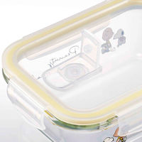 スケーター 保存容器 650ml ガラス保存容器 M 魔女の宅急便 スヌーピー スヌーピー水彩 444541 1個（直送品）