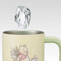 スケーター マグカップ フタ付き インナーカップ 330ml キャラクター ステンレス くまのプーさん 460209 1個（直送品）