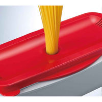 スケーター スチームパスタメーカー 電子レンジ対応 計量機能付き レッド 462639 1個（直送品）