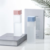 武田コーポレーション ウォーターボトル460ml スクエア PI WB460SQPI 1箱(48個入)（直送品）