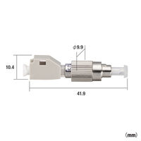 サンワサプライ  光変換アダプタ（FC/LC、マルチモード） HAD-FCLC-50（直送品）