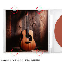 サンワサプライ  Blu-ray・DVD・CDケース（1枚収納ソフトタイプ・10枚セット） FCD-PUS10CL（直送品）