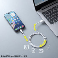 サンワサプライ  USB 2.0 Type-Cケーブル（C-A・1m・ホワイト） KU-CA10W（直送品）