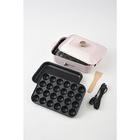 BRUNO コンパクトホットプレート(限定色桃色) BOE021-MOMOIRO 1個