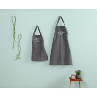 不二貿易 お手伝いエプロン Salt&Pepper チャコール 71953 1枚
