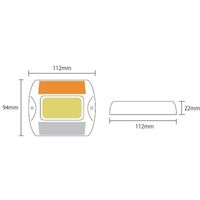 日東エルマテリアル 蓄光MAXレーン 角型 耐荷重20tタイプ LUMINOUS-MAXLANE 20t 1個