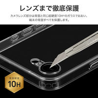 iPhone 16e カメラレンズ保護ガラスハイブリッドケース 「UTILO All Cover Glass」 クリア 耐衝撃（直送品）
