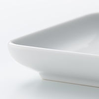 無印良品 白磁正角皿 小 約幅１２×奥行１２×高さ２ｃｍ 良品計画