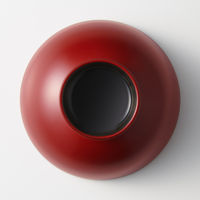 無印良品 河和田塗り汁椀 朱 約直径１２ｘ高さ６．５ｃｍ 1セット（1個×2） 良品計画