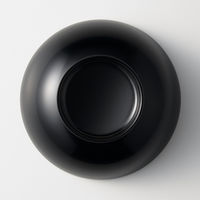 無印良品 河和田塗り丼 黒 約直径１３．５×高さ６．５ｃｍ 1セット（1個×2） 良品計画