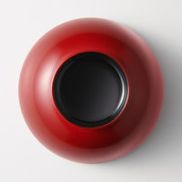 無印良品 河和田塗り丼 朱 約直径１３．５ｘ高さ６．５ｃｍ 1セット（1個×2） 良品計画