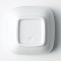 無印良品 白磁角鉢 小 約幅８×奥行８×高さ４ｃｍ 1セット（1個×5） 良品計画