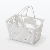 無印良品 ポリプロピレン 買い物かご 約幅３８．５×奥行２７×高さ２２ｃｍ 1セット（1個×10） 良品計画